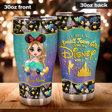 Load image into Gallery viewer, Personalized Glitter Tumbler Custom Name Magical Girl Gift
