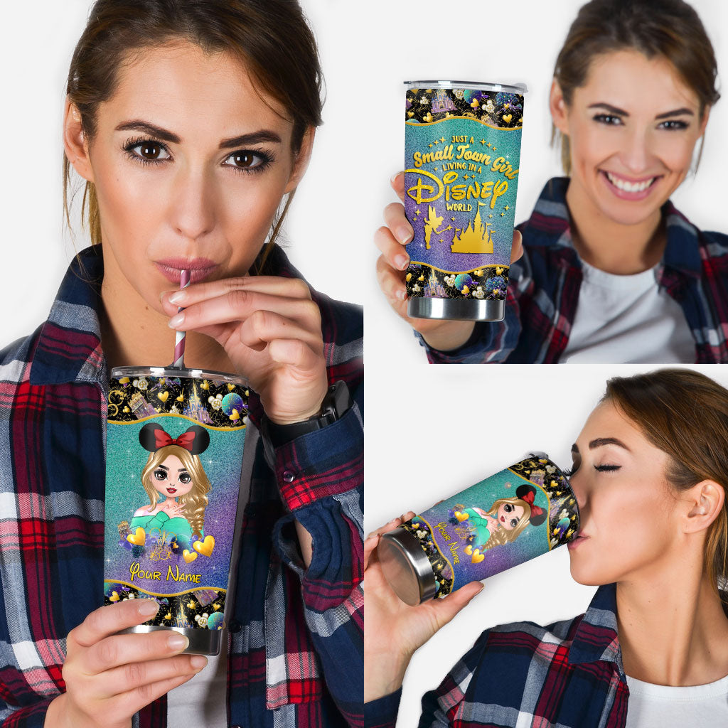 Personalized Glitter Tumbler Custom Name Magical Girl Gift