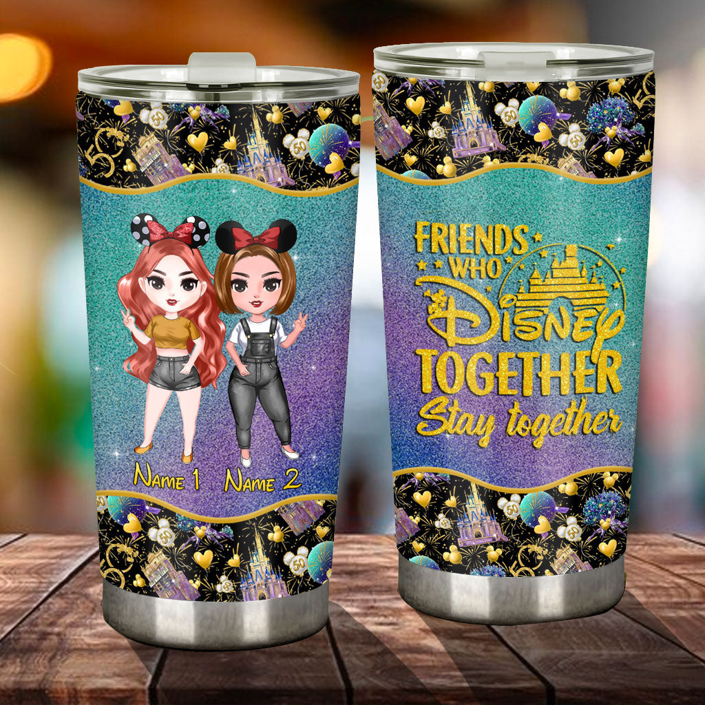 Personalized Disney Friends Tumbler Custom Name Gift