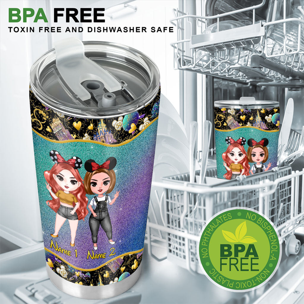 Personalized Disney Friends Tumbler Custom Name Gift