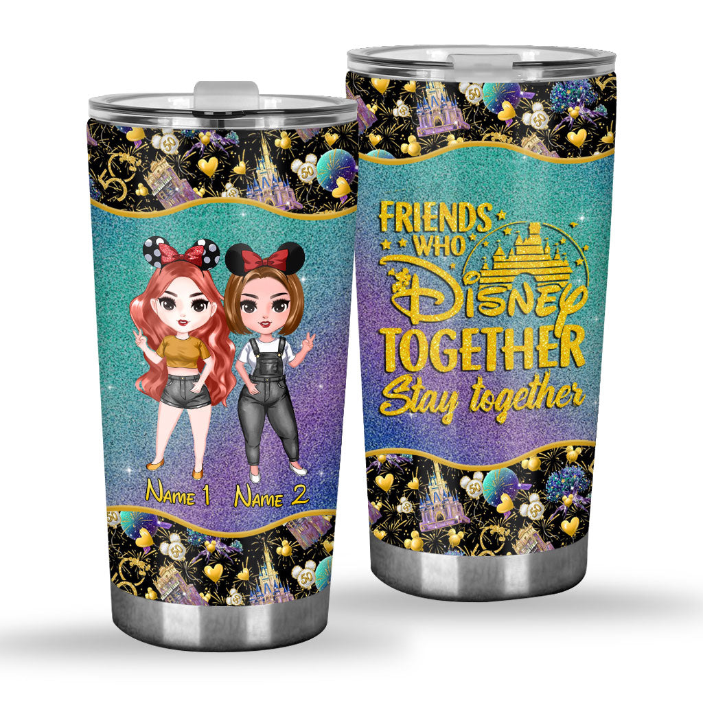 Personalized Disney Friends Tumbler Custom Name Gift