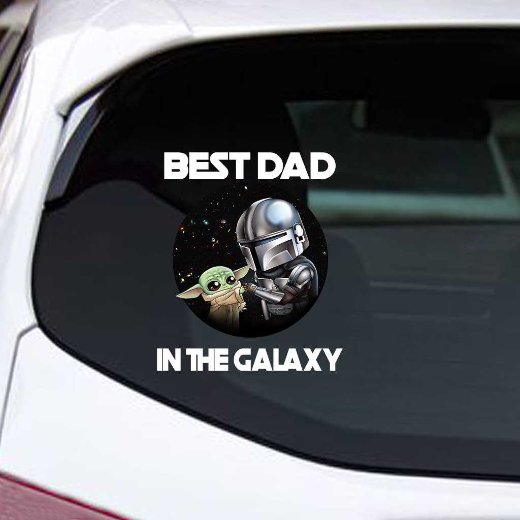 Personalized Best Dad In The Galaxy Decal Gift for Father's Day