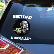 Load image into Gallery viewer, Personalized Best Dad In The Galaxy Decal Gift for Father's Day
