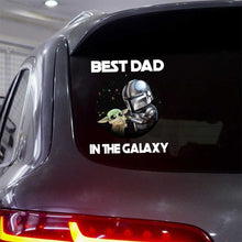 Load image into Gallery viewer, Personalized Best Dad In The Galaxy Decal Gift for Father's Day
