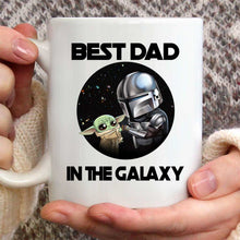 Load image into Gallery viewer, Personalized Best Dad In The Galaxy Mug Gift for Father's Day
