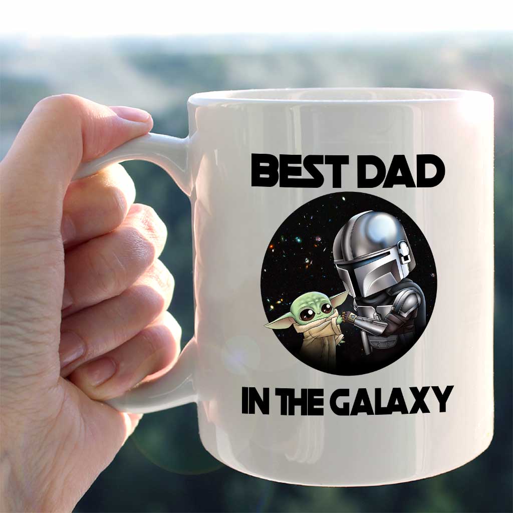 Personalized Best Dad In The Galaxy Mug Gift for Father's Day