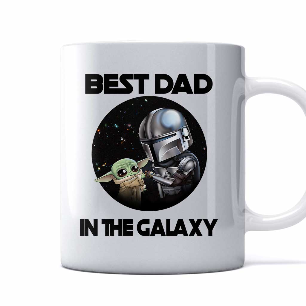 Personalized Best Dad In The Galaxy Mug Gift for Father's Day