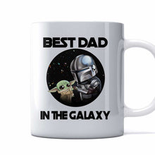 Load image into Gallery viewer, Personalized Best Dad In The Galaxy Mug Gift for Father's Day
