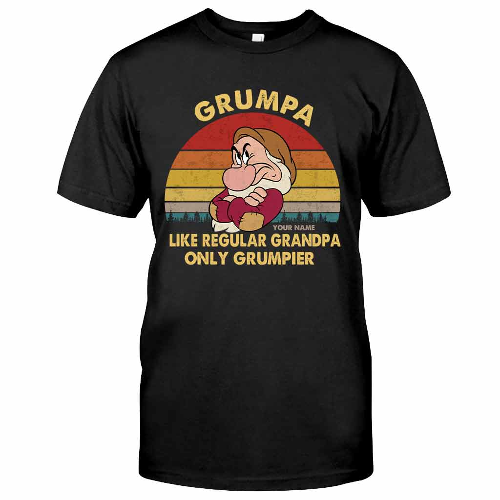 Personalized Grumpa T-shirt and Hoodie Gift for Dad