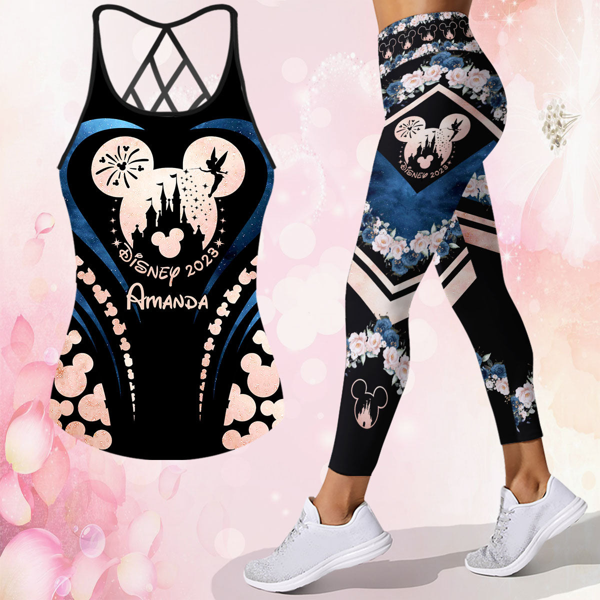 Personalized Disney 2023 Tank Top & Leggings with Custom Name Gift