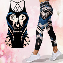 Load image into Gallery viewer, Personalized Disney 2023 Tank Top &amp; Leggings with Custom Name Gift
