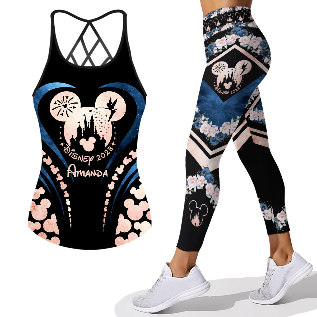 Personalized Disney 2023 Tank Top & Leggings with Custom Name Gift