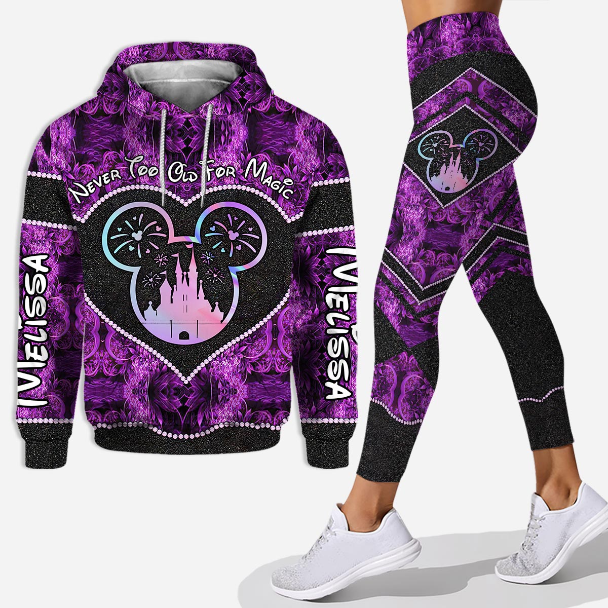 Personalized Mother's Day Hoodie & Leggings Set with Name