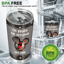 Load image into Gallery viewer, Personalized Mickey Mouse Tumbler with Custom Names Gift for Couples
