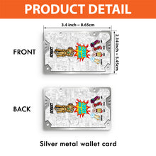 Load image into Gallery viewer, Personalized Wallet Insert Card Gift for Dad - Best Dad Ever
