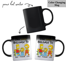 Load image into Gallery viewer, Personalized Dad Mug with Family Names Custom Ceramic Gift
