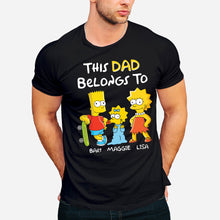 Load image into Gallery viewer, Personalized Dad T-shirt Hoodie Custom Family Gift
