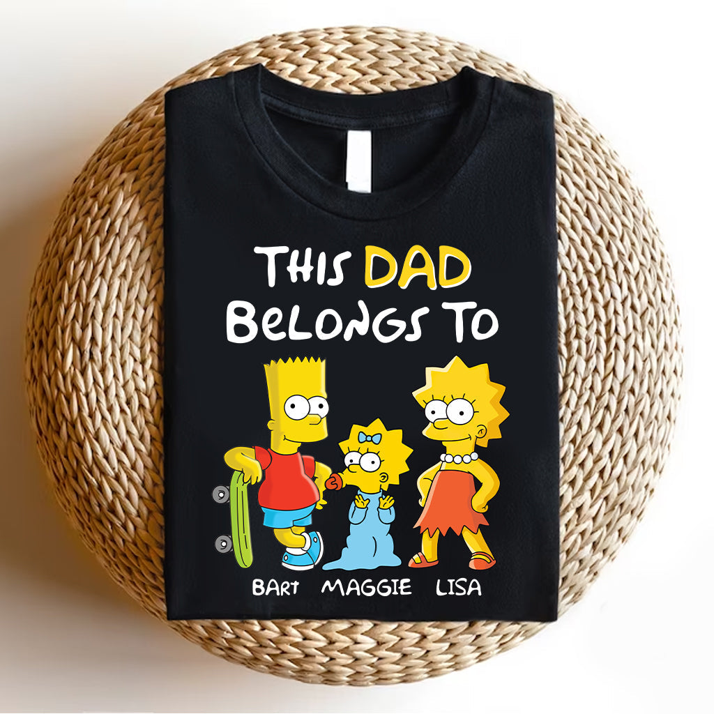 Personalized Dad T-shirt Hoodie Custom Family Gift