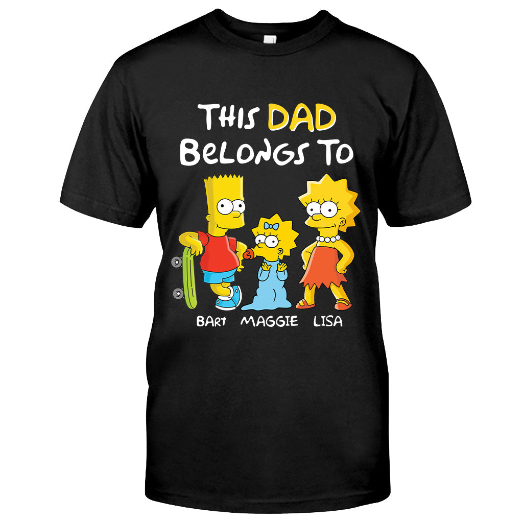 Personalized Dad T-shirt Hoodie Custom Family Gift