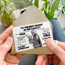 Load image into Gallery viewer, Personalized Wallet Insert Card for Dad - Unique Gift for Father's Day
