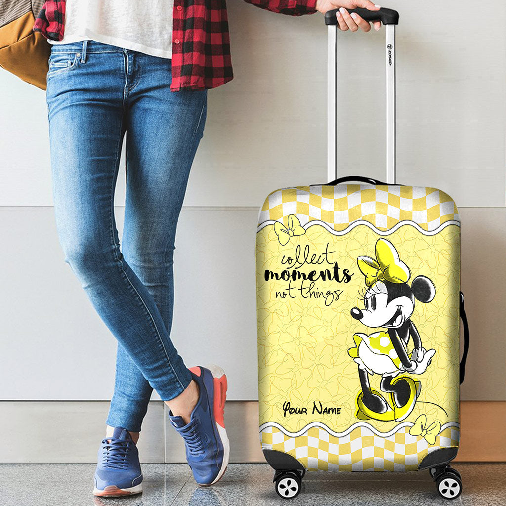 Personalized Minnie Mouse Luggage Cover Custom Name Gift