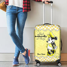 Load image into Gallery viewer, Personalized Minnie Mouse Luggage Cover Custom Name Gift
