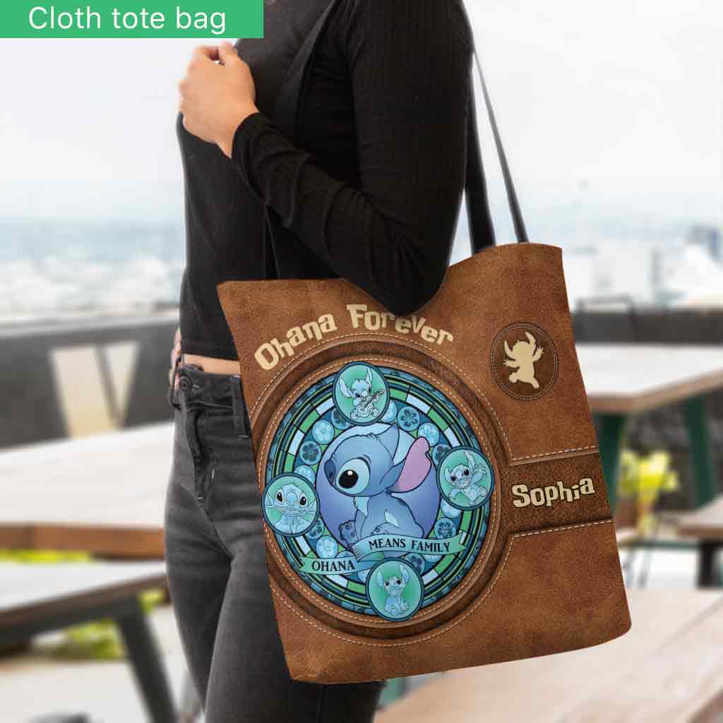 Personalized Ohana Tote Bag Custom Name Gift for Family