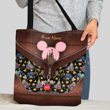 Load image into Gallery viewer, Personalized Mouse Tote Bag Custom Name Gift for Birthday
