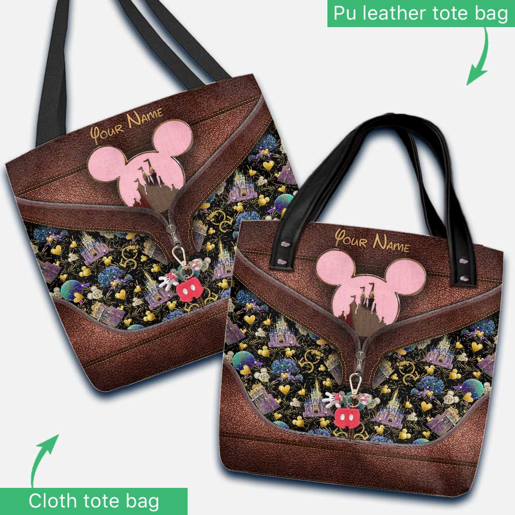 Personalized Mouse Tote Bag Custom Name Gift for Birthday