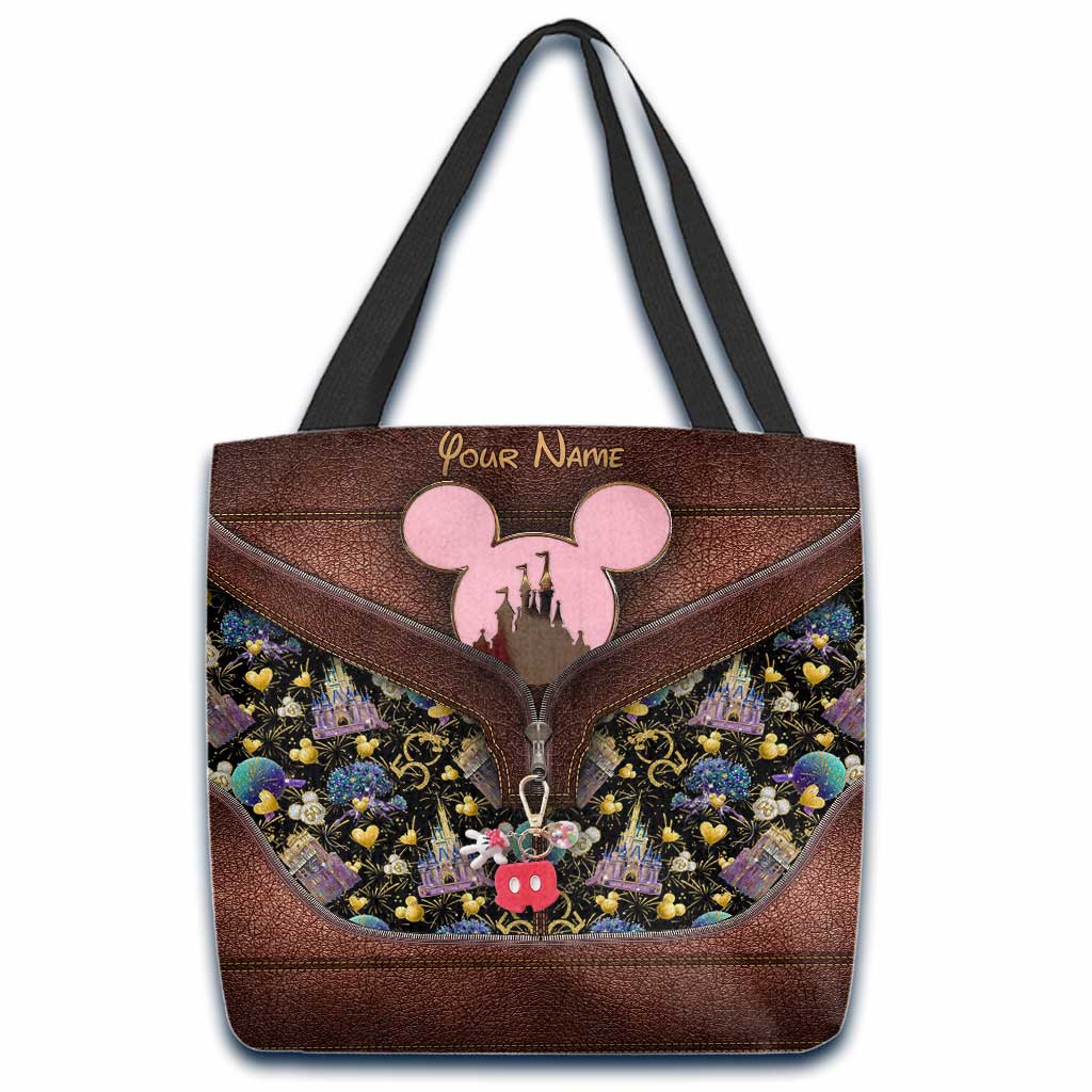 Personalized Mouse Tote Bag Custom Name Gift for Birthday