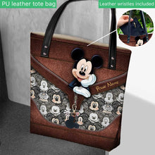Load image into Gallery viewer, Personalized Mickey Mouse Tote Bag Custom Name Gift for Kids
