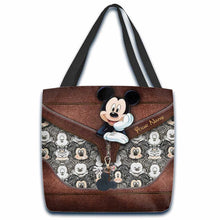 Load image into Gallery viewer, Personalized Mickey Mouse Tote Bag Custom Name Gift for Kids
