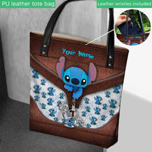 Load image into Gallery viewer, Personalized Ohana Tote Bag Custom Name Gift for Family
