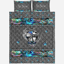 Load image into Gallery viewer, Personalized Nightmare Quilt Set Custom Names Halloween Gift
