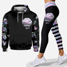 Load image into Gallery viewer, Personalized Jeep Girl Hoodie &amp; Leggings Set Custom Name Gift
