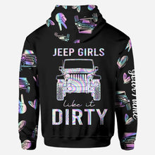 Load image into Gallery viewer, Personalized Jeep Girl Hoodie &amp; Leggings Set Custom Name Gift
