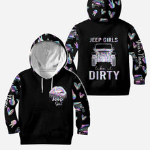 Load image into Gallery viewer, Personalized Jeep Girl Hoodie &amp; Leggings Set Custom Name Gift

