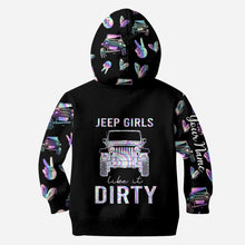 Load image into Gallery viewer, Personalized Jeep Girl Hoodie &amp; Leggings Set Custom Name Gift
