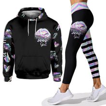 Load image into Gallery viewer, Personalized Jeep Girl Hoodie &amp; Leggings Set Custom Name Gift
