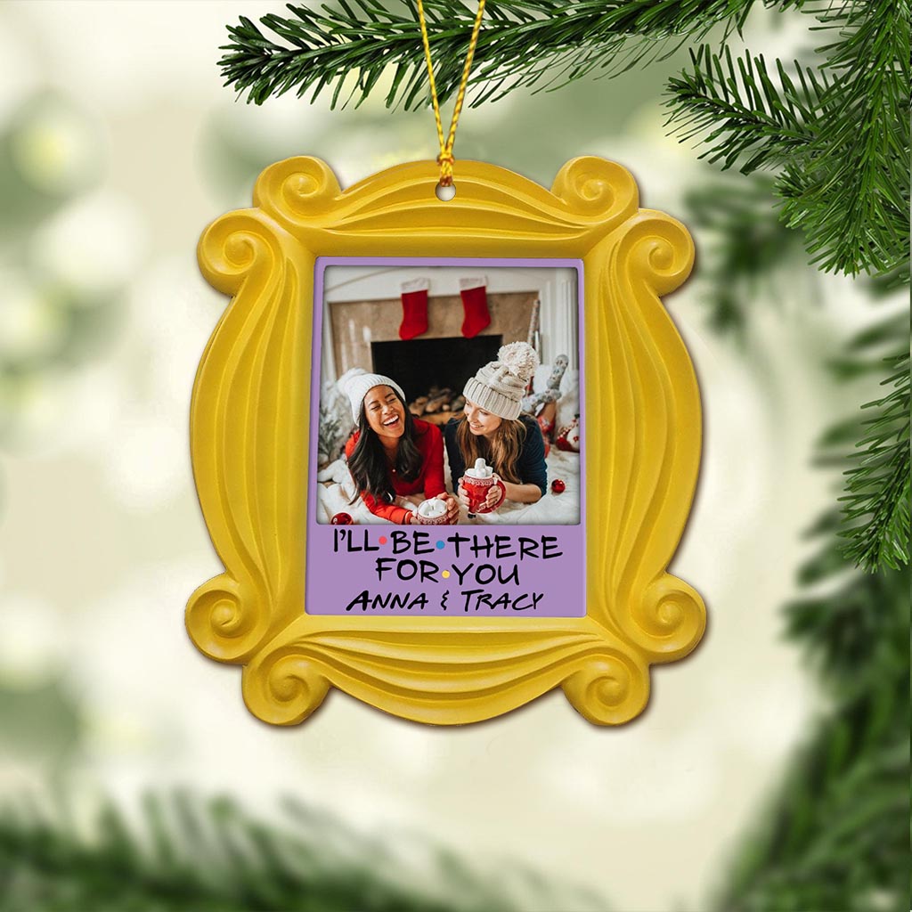 Personalized Double-Sided Christmas Ornament Custom Name Gift