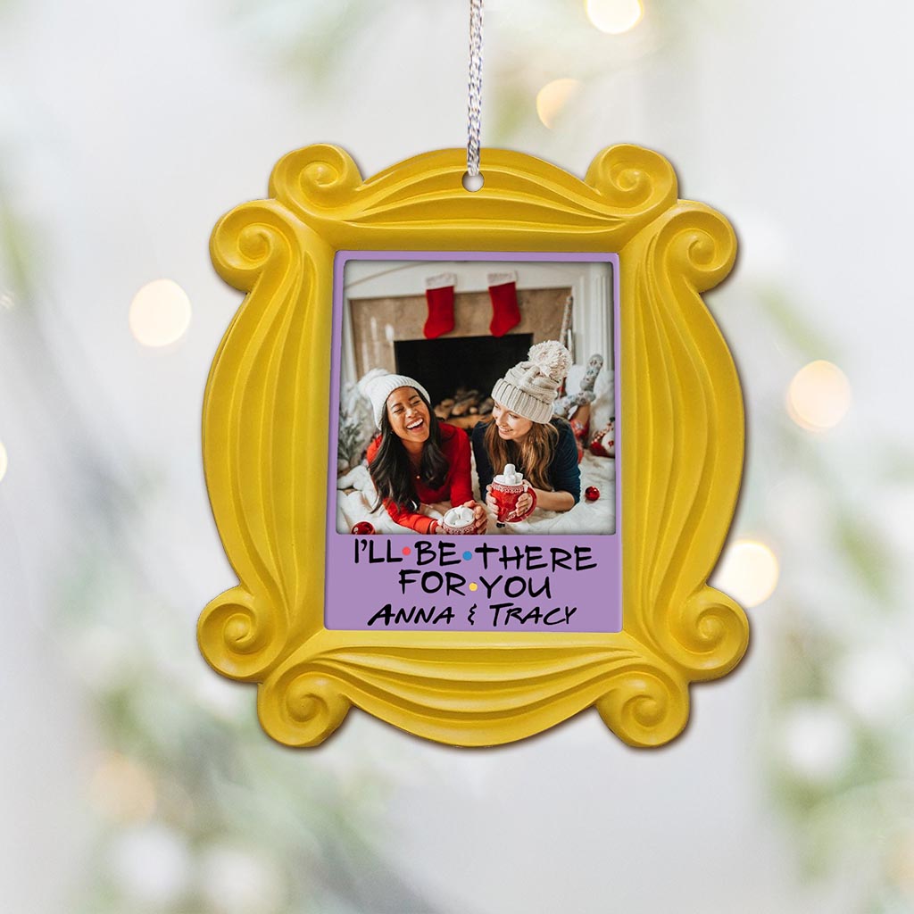 Personalized Double-Sided Christmas Ornament Custom Name Gift