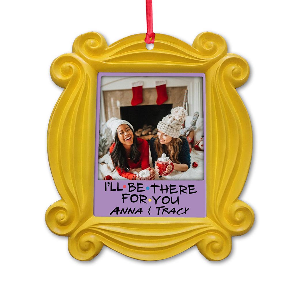 Personalized Double-Sided Christmas Ornament Custom Name Gift