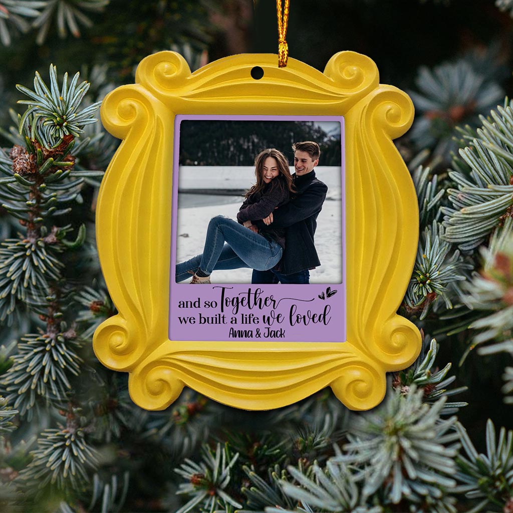 Personalized Christmas Ornament Custom Couple Photo Gift