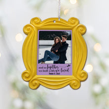 Load image into Gallery viewer, Personalized Christmas Ornament Custom Couple Photo Gift
