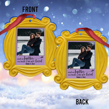 Load image into Gallery viewer, Personalized Christmas Ornament Custom Couple Photo Gift
