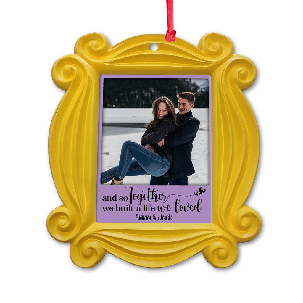 Personalized Christmas Ornament Custom Couple Photo Gift