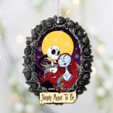 Load image into Gallery viewer, Personalized Christmas Ornament Simply Meant To Be Custom Design Gift
