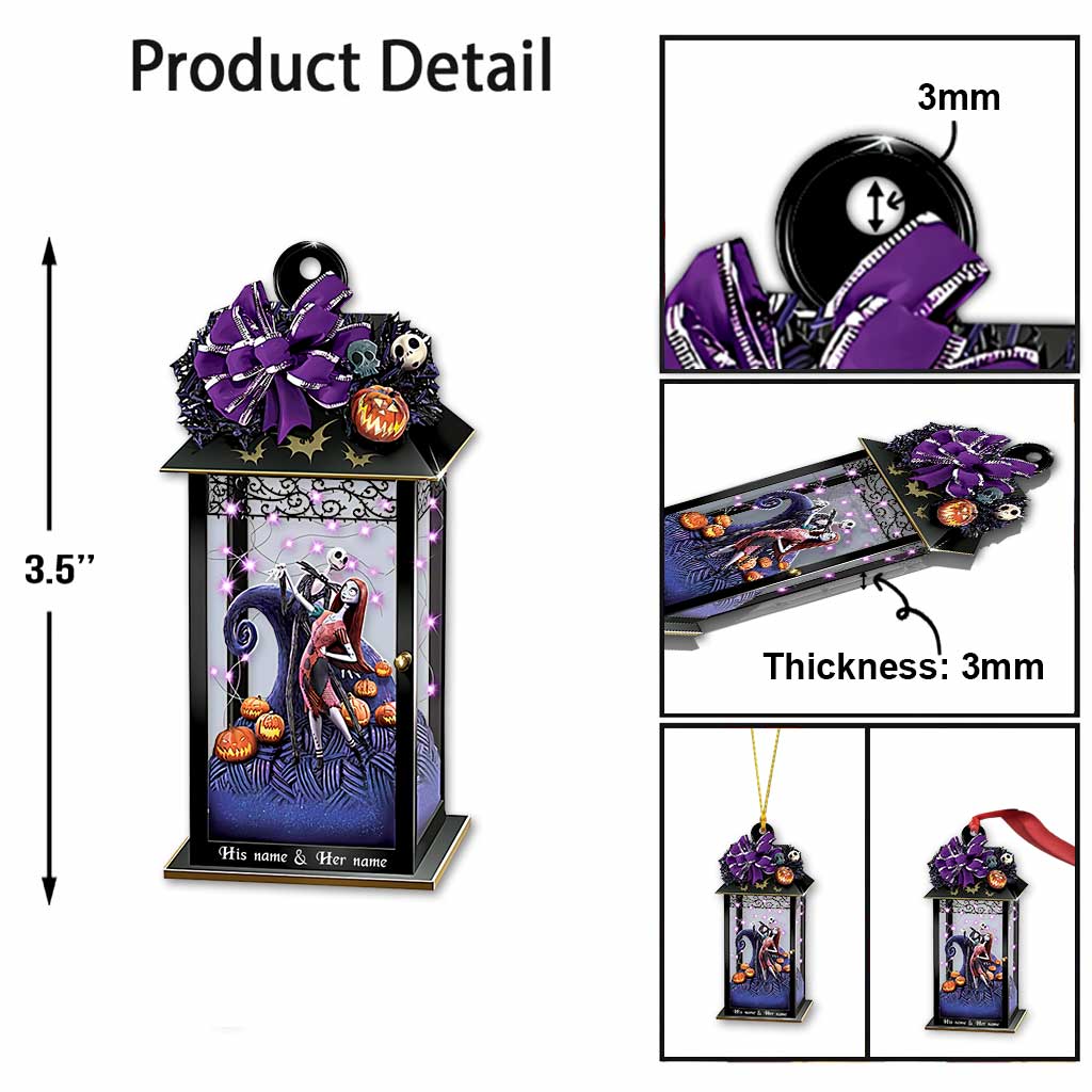 Personalized Transparent Nightmare Lantern Christmas Ornament