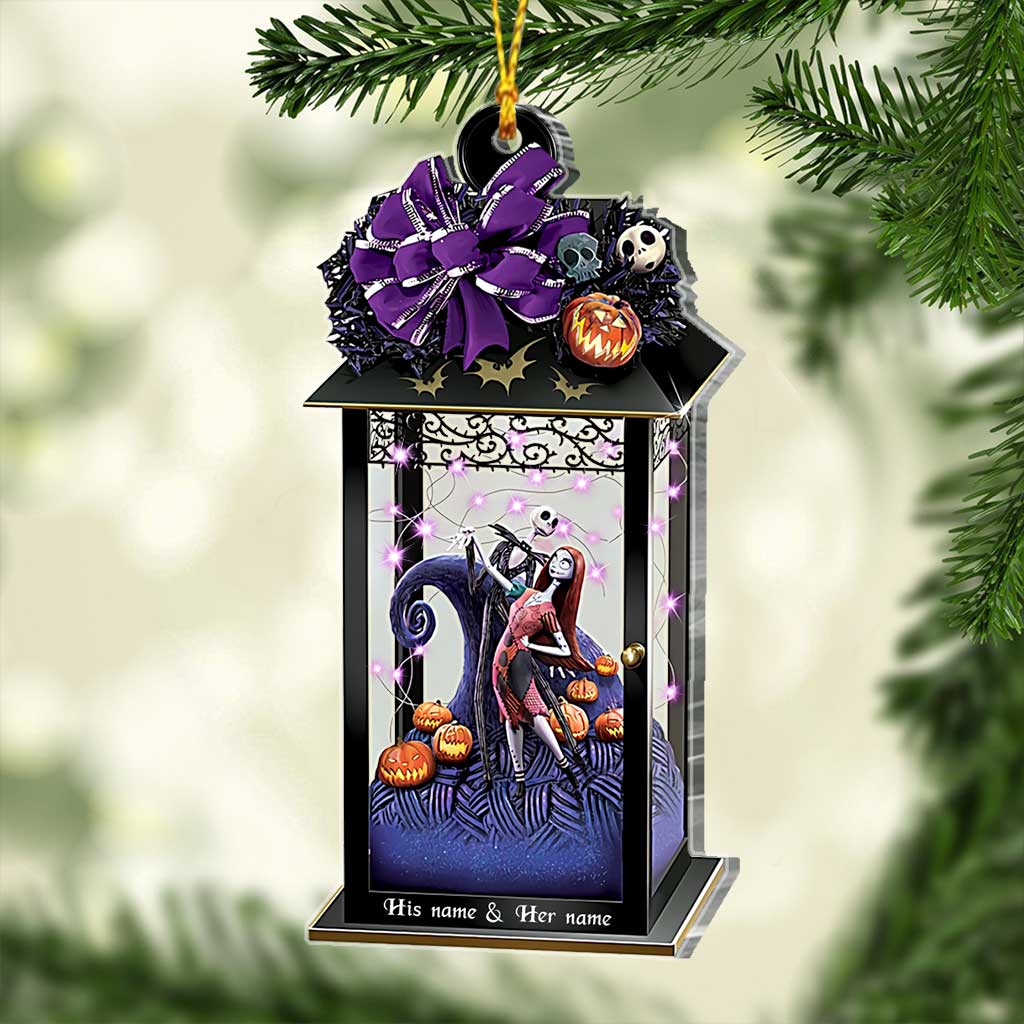 Personalized Transparent Nightmare Lantern Christmas Ornament
