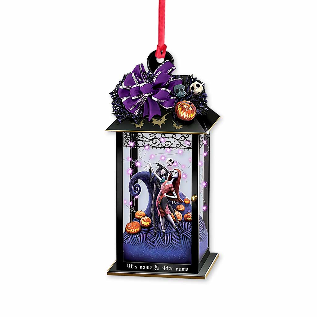 Personalized Transparent Nightmare Lantern Christmas Ornament